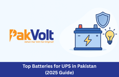 Top Batteries for UPS in Pakistan (2025 Guide)